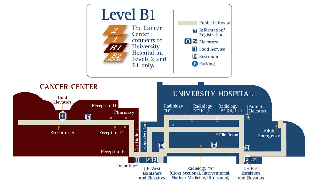 Internal Maps Floor B1 University of Michigan