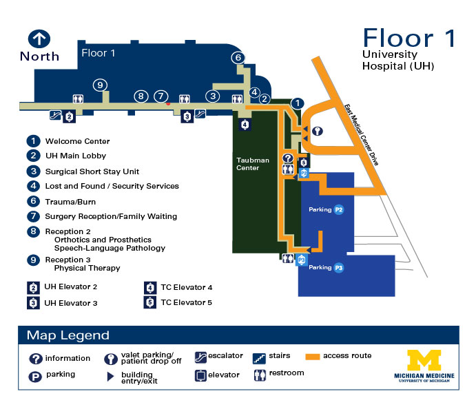 University Of Michigan Hospital Maps