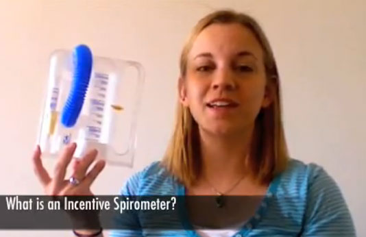 incentive spirometer use